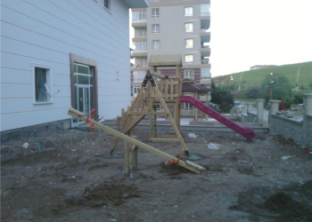 Tek Kuleli Ahşap Çocuk Parkı AGÇP 01