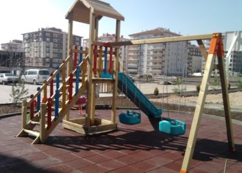 Tek Kuleli Ahşap Çocuk Parkı AGÇP 03